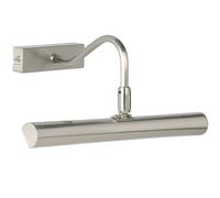 LED Picture Wall Light 2.5W Warm White Satin Chrome Classic Over Head Down Lamp