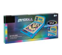LED Pinball Machine, Tabletop Arcade Game with Electronic Scoring System, Light Up Action & Sound Effects for Kids Ages 6+