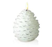 LED Pine Cone Candles | Battery Operated LED Pine Cone Candles | Realistic Flickering Light Winter Christmas Decoration for Table, Desk & | for Table Fireplace Bedroom Writing