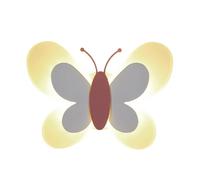 LED Pink Butterfly Wall Lamp 14W 85-265v Children Bedroom Modern Lamps B