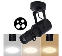 LED Pinspot Light, Theater Stage Zoom Spotlights, 20W/30W LED Track Light Zoom Spotlight, KTV Bar Restaurant Cafe Background Spot Lighting,20W/B-6000K