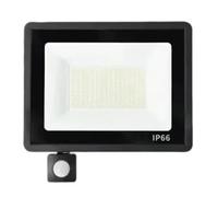 LED PIR Motion Sensor Outdoor Led Reflector Wall White 100W 50W 30W 20W 10W IP66 Waterproof LED Spotlight for Fields and Court(Without Sensor,30W)