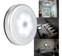 LED PIR Motion Sensor Under Cupboard Wardrobe Magnetic Stick On Light