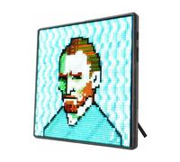LED Pixel Display Frame, APP Control & Bluetooth Connection 64x64 Pixel LED Screen with Smart Clock & Timming, DIY Graffiti Patterns Text, Supports Picture, GIF, Video, for Wall