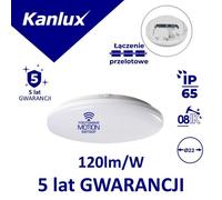 LED Plafonier with motion detector 15W-NW-O-SE STIVI LED 35007
