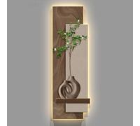 LED Plant Decoration Painting for Entrance Porch, Corridor, and Living Room - 35x105cm (13.8x41.3in), Perfect for Home Landscape Decoration
