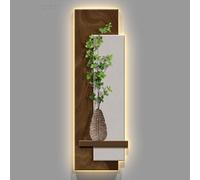 LED Plant Decoration Painting for Entrance Porch, Corridor, and Living Room - 35x105cm (13.8x41.3in), Perfect for Home Landscape Decoration