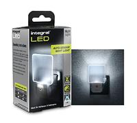 LED Plug in Walls with Dusk to Dawn Photocell Auto Sensor Night Lighting for Hallways, Bedrooms, Landings, Children’s Room, Nursery, Kitchen, Acrylic, 0.6 (Pack of 1 - LED Night Light)
