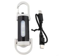 LED Pocket Flashlight 88mm Compact Portable Light | Ultra-compact 88mm design, fits on keychain, high/low/ for strobe modes, USB rechargeable, ideal for pockets