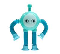 LED Pop Tube Toy - Suction Cup Flexible Tubes, Shape Shifting Sensory Plaything, Durable Child Safe Material | Calming Interactive Activity For Kids Dormitory Bedroom Living Room Classroom Use