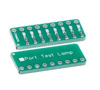 LED Port Tester Lamp Board 8 Segment Common Anode Circuit Module with Through-Hole Pads for Breadboard Wiring Review Tasks