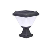 LED Post Lights Solar Garden Column Light Exterior Waterproof Lawn Pillar Lamps Landscapes Courtyard Deck Post Pillar Lantern Villa Pathway Fence Lights Outdoor Porch Terrace Lighting, ABS+PC