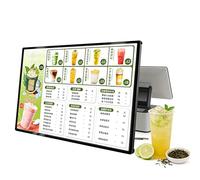 LED Poster Frame A4 A3 A2 Light Box - Illuminated Menu Display with Metal Bracket for Restaurants, Bars & Advertising （22.5 * 30.4cm black 40cm*60cm