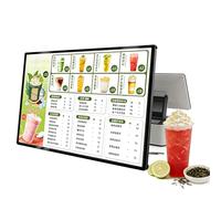 LED Poster Frame A4 A3 A2 Light Box - Illuminated Menu Display with Metal Bracket for Restaurants, Bars & Advertising （22.5 * 30.4cm silver 40cm*60cm