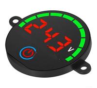 LED Power Cell Voltage Indicator DC7-55V With Memory Function For Lithium Lead-Acid for battery Monitoring(Red)