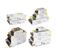 LED Power Supply 12V AC 110V 220V To DC 5V 12V 24V 36V 48V LED Strip Light 12 Volt Switch Adapter Driver Electronic Transformer(300W)