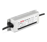 LED Power Supply, Waterproof AC to DC Converter, Aluminum Housing for Wall Washer and Linear Lights, IP68 Rated, Outdoor Use