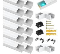 LED Profile Aluminium Pack of 12, LED Profile for Philips Hue LED Strip/Strip, Aluminium Profile 1 m/3.3 ft for LED Channel, Aluminium Profile for LED Strip Home Party Decoration (Width up to 16 mm)