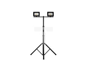 LED Projector on Tripod Black 2x30W 2x2350lm IP65 6400K SL-S02