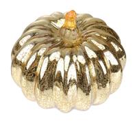 LED Pumpkin Lamp Halloween Decorative Glass Light Orange Pumpkin-Shaped | Luminous, Lightweight and Compact, for Bar and Ktv Displays, 2 Aaa Batteries Not Included