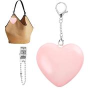 LED Purse Light - Touch Sensing Heart Shape Wallet Lamp, Rechargeable Compact Design, Soft Bright LED Easy Control | Practical Illumination Option for Women Night Evening Event Out Travel Daily Decor