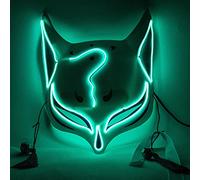 LED PVC Halloween Cosplay, Adjustable Size Breathable Mask for Parties and Stage Performances (Genericga8fgviswz-210809WM48-2)