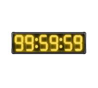 LED Race Timer, 6-Digit Outdoor Digital Wall Clock with Remote & App Control, IP65 Waterproof for Marathon and Gym Competitions