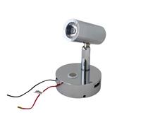 LED Reading Light Dimmable 12V 24V Chrome Spotlight Touch Control Switch USB Charging Motorhome Caravan Boat Lamp