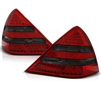 LED Rear Lights compatible with Mercedes-Benz R170 Slk 1996 1997 1998 1999 2000 2001 2002 2003 2004 GV-813 Tail Light Assembly Tail Lamp 1 Pair Driver And Passenger Side Complete Set Red Smoke