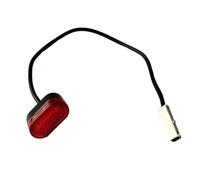 LED Rear Tail Light for Xiaomi M365 Electric Scooter, Brake Lamp with 13.5cm Wire, Black Plastic Replacement Part
