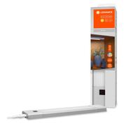 LED Recessed Light Linear Slim Grey 30cm 4W RGBW 3000K Dimmable Remote Control