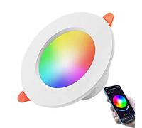 LED Recessed Lights - Ultra-Thin 4 Inch Led Recessed Lights Wireless,10W Smart Downlights RGBCW Voice Control Automatic Color-Changing Doodle Smart App for Ceiling