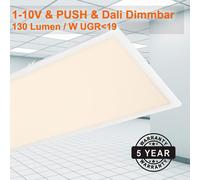 Led Recessed Panel 1195x295 40W (W) 830 Warm White UGR19 1-10V&Dali