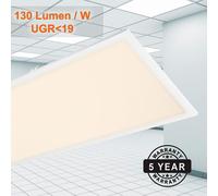 Led Recessed Panel 1195x295 40W (W) 830 Warm White UGR19 Dimmable