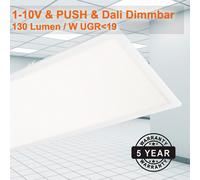 Led Recessed Panel 1195x295 40W (W) 850 White UGR19 1-10V&Dali