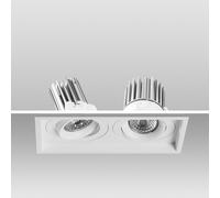 LED Recessed Spotlight Cardan 2700K Warm White 22W 509T2 Ø 187x98mm