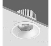 LED Recessed Spotlight IP65 Waterproof Flush Mount Spot Light Bathroom Downlight Accent Lamp, 3.5″ Ceiling Spotlights for Living Room Bedroom Kitchen, Open Hole Size 7.5cm