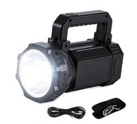 Led Rechargeable Torch, Torches Led Super Bright, 8 Hour Long Battery Life