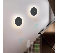 LED Rechargeable Wall Light with Motion Sensor Battery Operated Wall Sconces Wireless Magnetic Stick on Modern Wall Lamps Night Lights for Bedroom Living Room Hallway