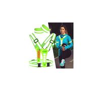 LED Reflective Vest Running Gear, 360 High Visibility Running Vest with Adjustable Waist/Shoulder, USB-C Rechargeable Running Lights for Runners