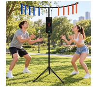 LED Reflex Game with Falling Sticks for Quick Reactions Black | Catch each drop stick as it falls with a digital counter, remote control, and exciting arcade-style play.