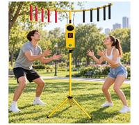 LED Reflex Game with Falling Sticks for Quick Reactions Yellow | Catch each drop stick as it falls with a digital counter, remote control, and exciting arcade-style play.