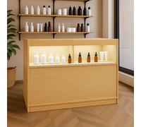 Monstershop LED Retail Shop Counter B1200 - Maple
