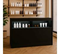 LED Retail Shop Counter B1500 - Black Black