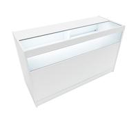 LED Retail Shop Counter B1500 - White Monstershop White One Size