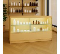 LED Retail Shop Counter C1500 - Maple Beige