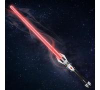 LED Retractable Light Saber, Light Saber with FX Sound Effect Handle Light Up Sword, Light Swords Star Wars for Galaxy Battles, Halloween Dress Up Parties, Xmas Birthday Present (Red)
