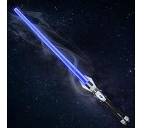LED Retractable Light Saber, Light Saber with FX Sound Effect Handle Light Up Sword, Light Swords Star Wars for Galaxy Battles, Halloween Dress Up Parties, Xmas Birthday Present (Blue)
