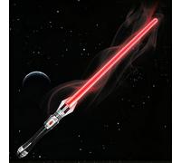 LED Retractable Light Saber, Light Sabers with FX Sound Effect Handle Light Up Sword, Light Swords Star Wars for Galaxy Battles, Halloween Dress Up Parties, Xmas Birthday Present (Red)