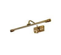 Led Retro Bathroom Mirror Light,4000K Waterproof Bath Mirror Front Lightbrass Vanity Mirror Lights with Adjustable Function Makeup Lighting Fixtures for Dressing Table Wash Basin/63Cm/12W